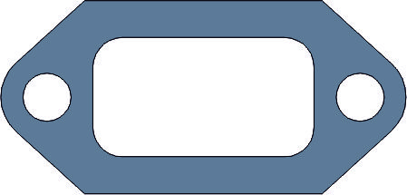 HE75/165 Exhaust/Manifold gasket